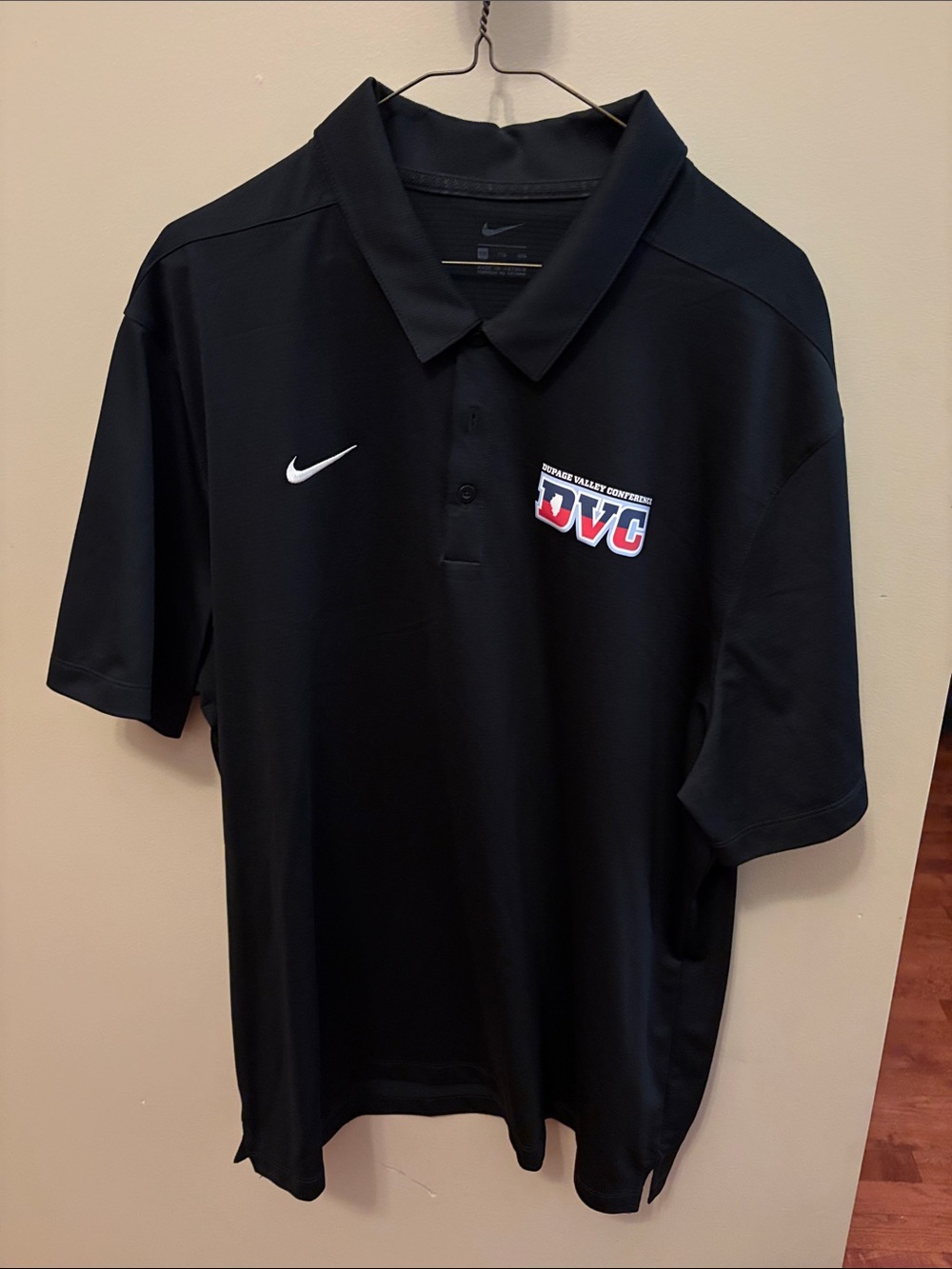 Nike Black DVC Embroidered Men's Polo